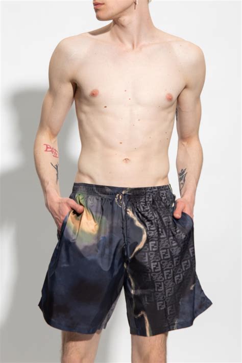 fendi swim shorts uk|fendi swim shorts water reveal.